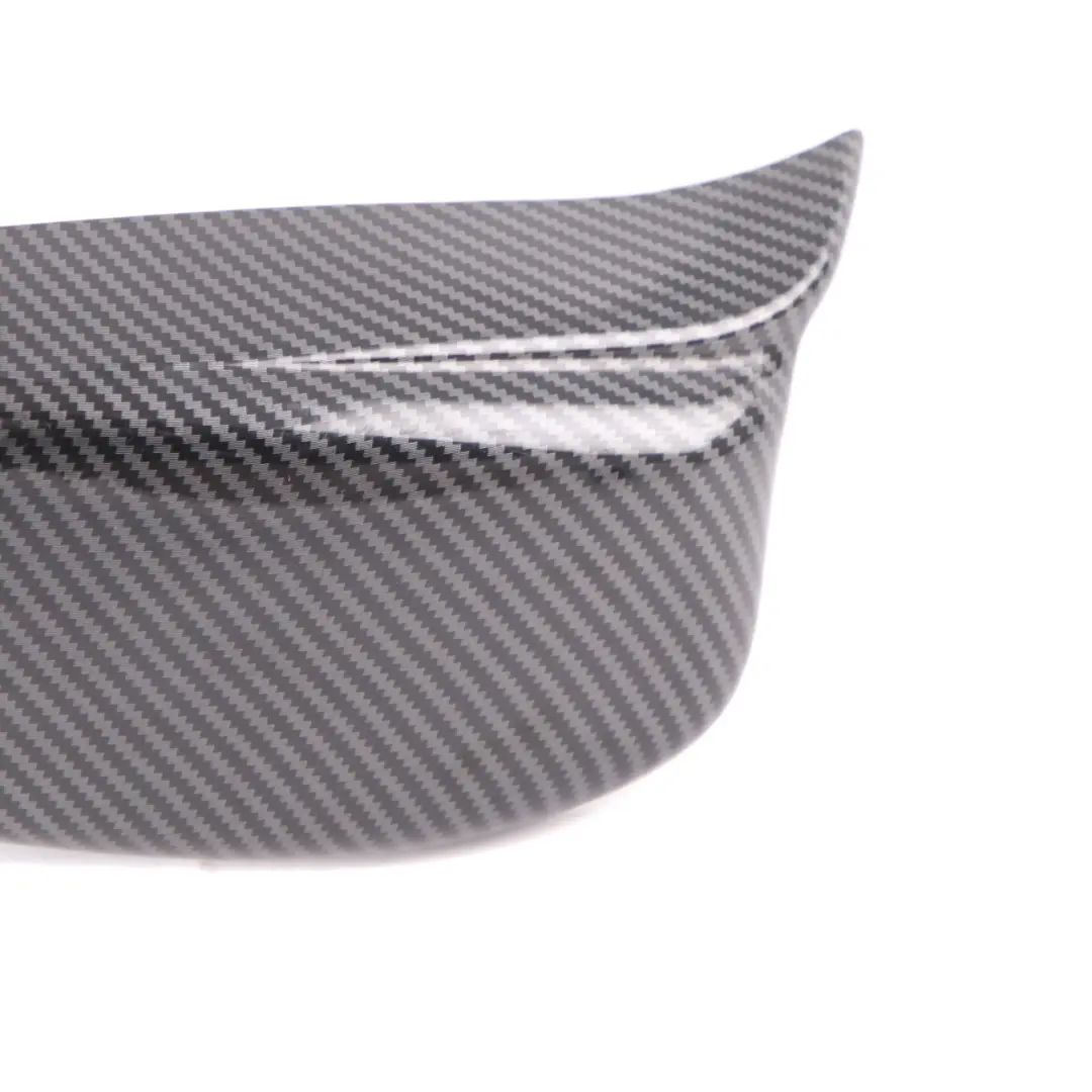 Wing Mirror Cover BMW E60 Right O/S Cap Casing Carbon 