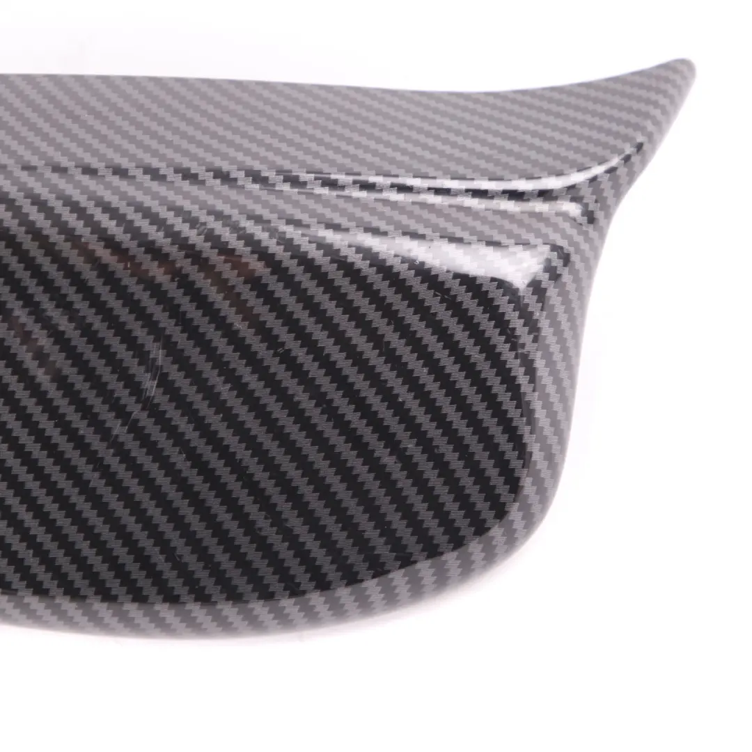 Wing Mirror Cover BMW E60 Right O/S Cap Casing Carbon 