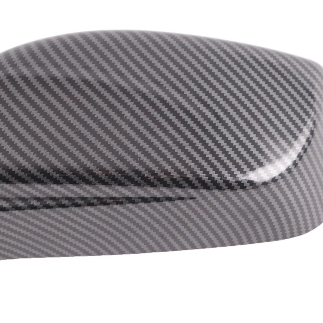 Wing Mirror Cover BMW E60 Right O/S Cap Casing Carbon 