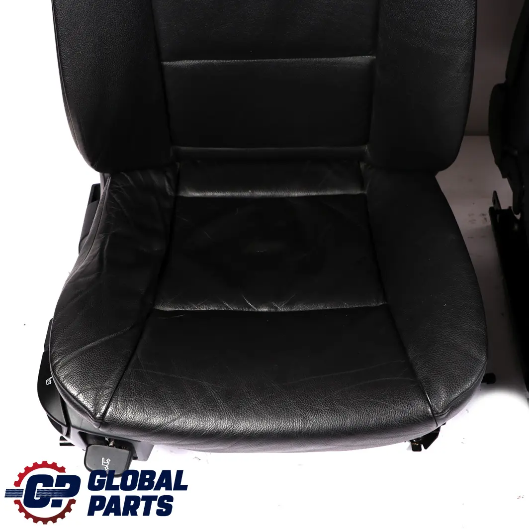 BMW E61 LCI Touring Set Black Leather Interior Seats with Airbag and Door Cards