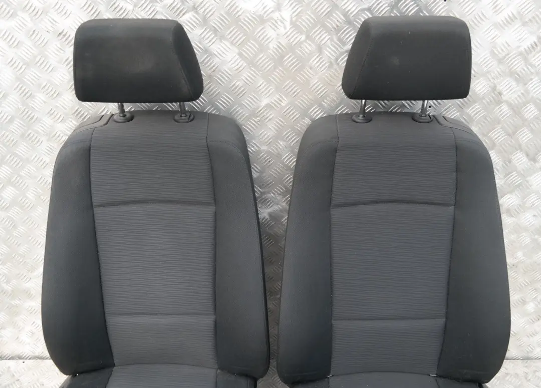 Cloth Interior Seats with Airbag and Door Cards Anthrazit Black BMW 1 SERIES - SKU E81 Anthrazit Black Cloth Seats - Part number E81