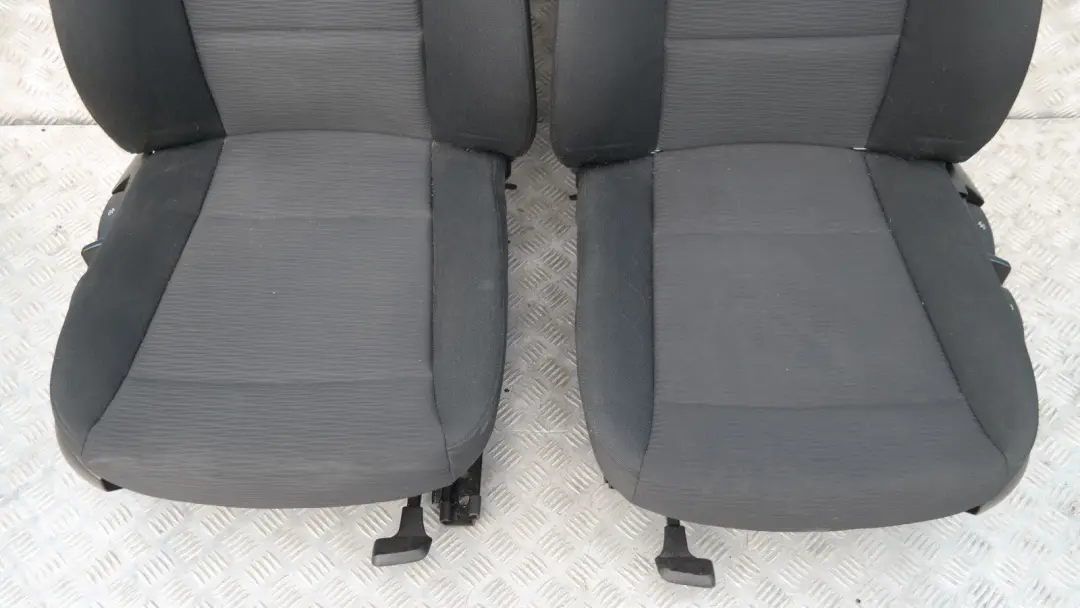 Cloth Interior Seats with Airbag and Door Cards Anthrazit Black BMW 1 SERIES - SKU E81 Anthrazit Black Cloth Seats - Part number E81