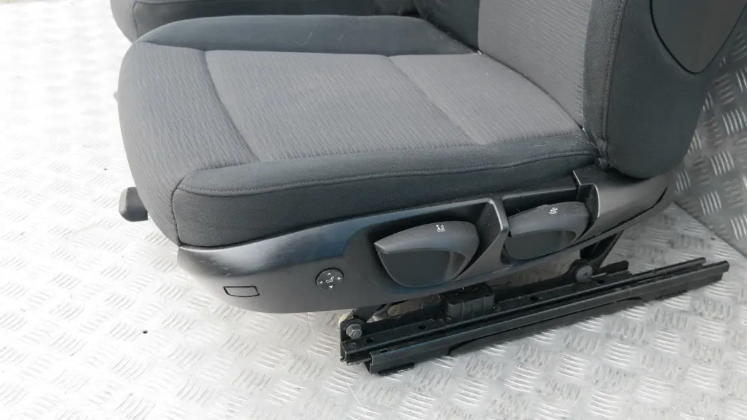 Cloth Interior Seats with Airbag and Door Cards Anthrazit Black BMW 1 SERIES - SKU E81 Anthrazit Black Cloth Seats - Part number E81