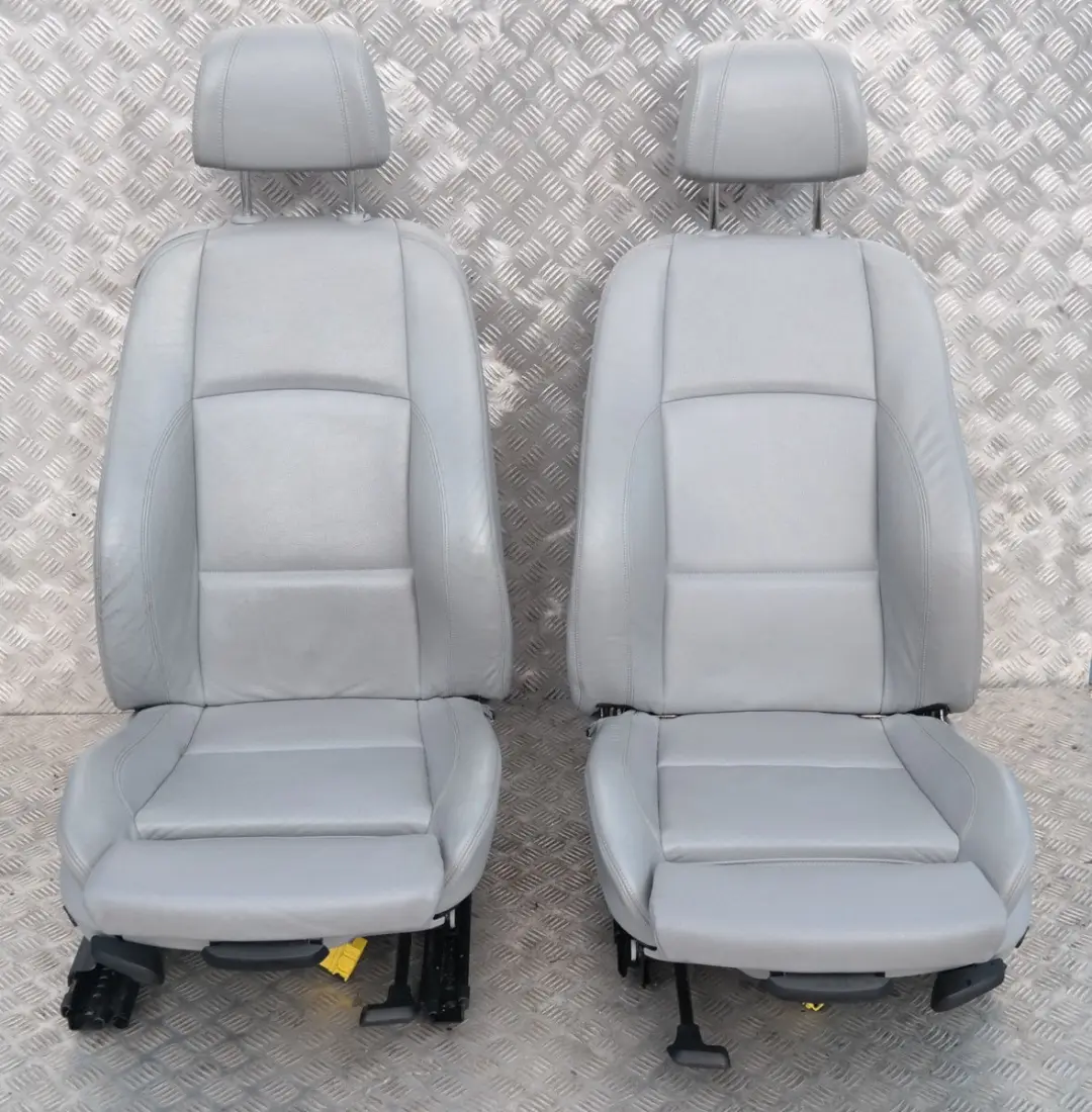 BMW 1 SERIES E81 Sport Seats Grey Leather Interior with Airbag and Door Cards