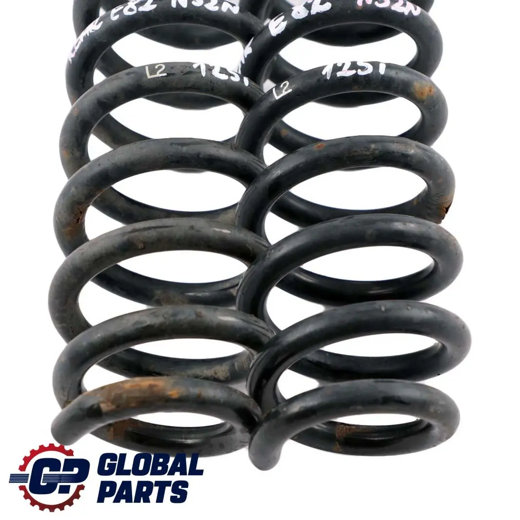 BMW 1 Series E82 Coupe 123d N47S L2 M Sport Rear Left Right Coil Spring Set