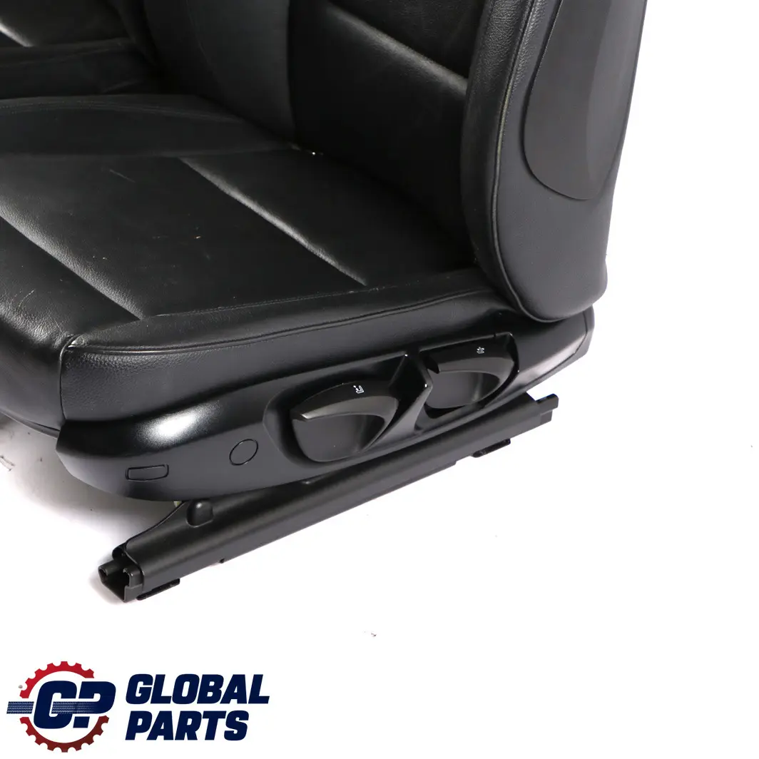 BMW E82 Coupe Heated Black Leather Interior Seats Front Rear Seat and Door Cards