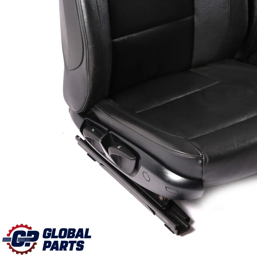 BMW E82 Coupe Heated Black Leather Interior Seats Front Rear Seat and Door Cards