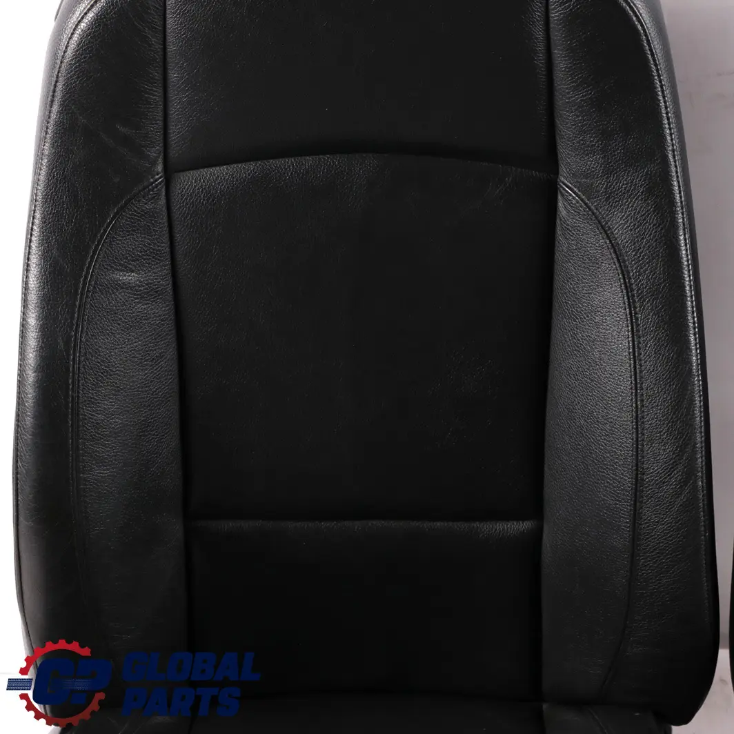 BMW E82 Coupe Heated Black Leather Interior Seats Front Rear Seat and Door Cards