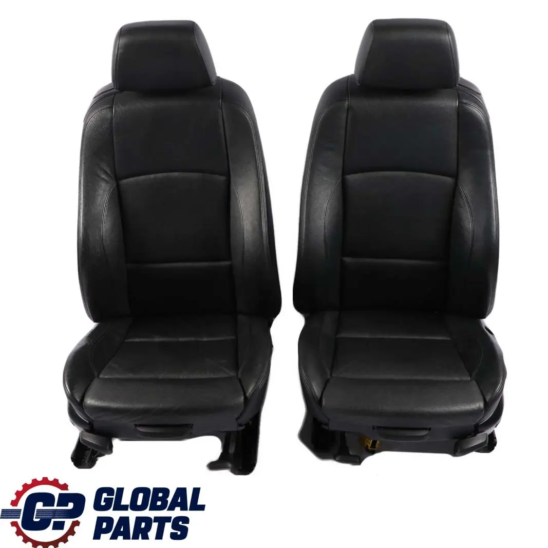 BMW E82 Coupe M Sport Seats Black Leather Interior with Airbag and Door Cards