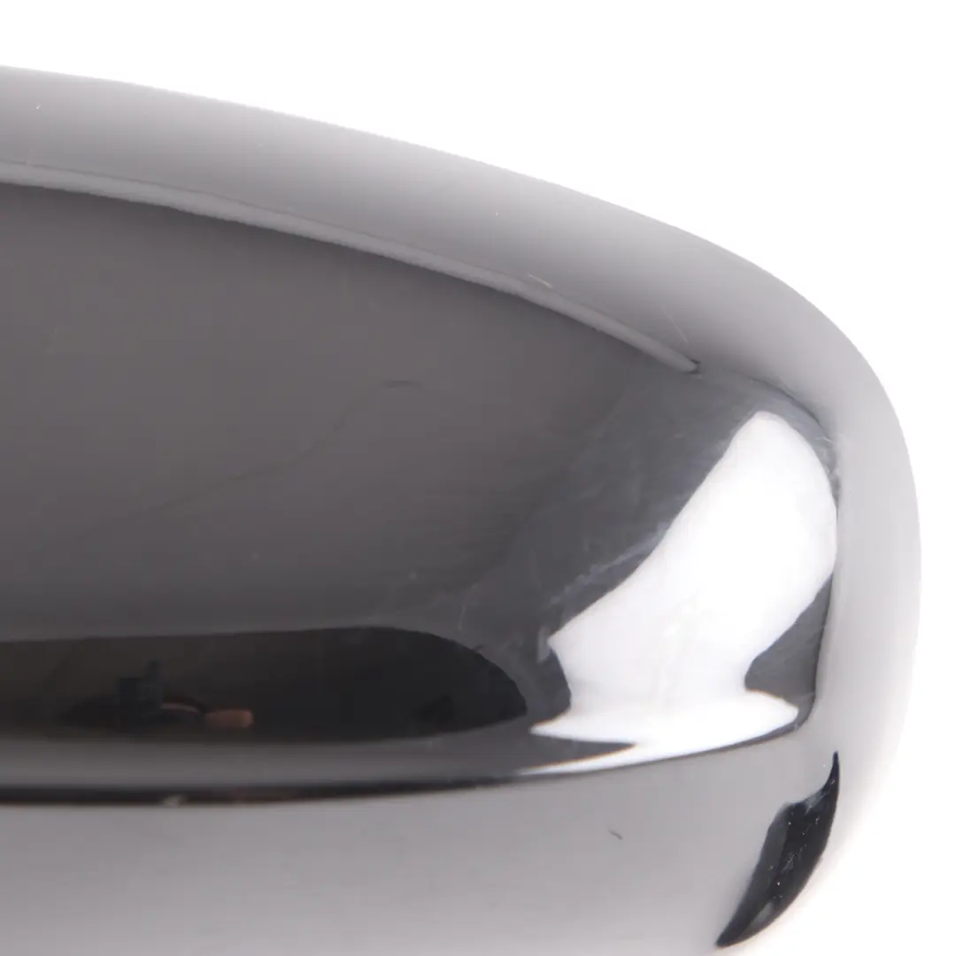 BMW E87 LCI Wing Mirror Cover Left Right N/O/S Cap Casing Housing Black Set