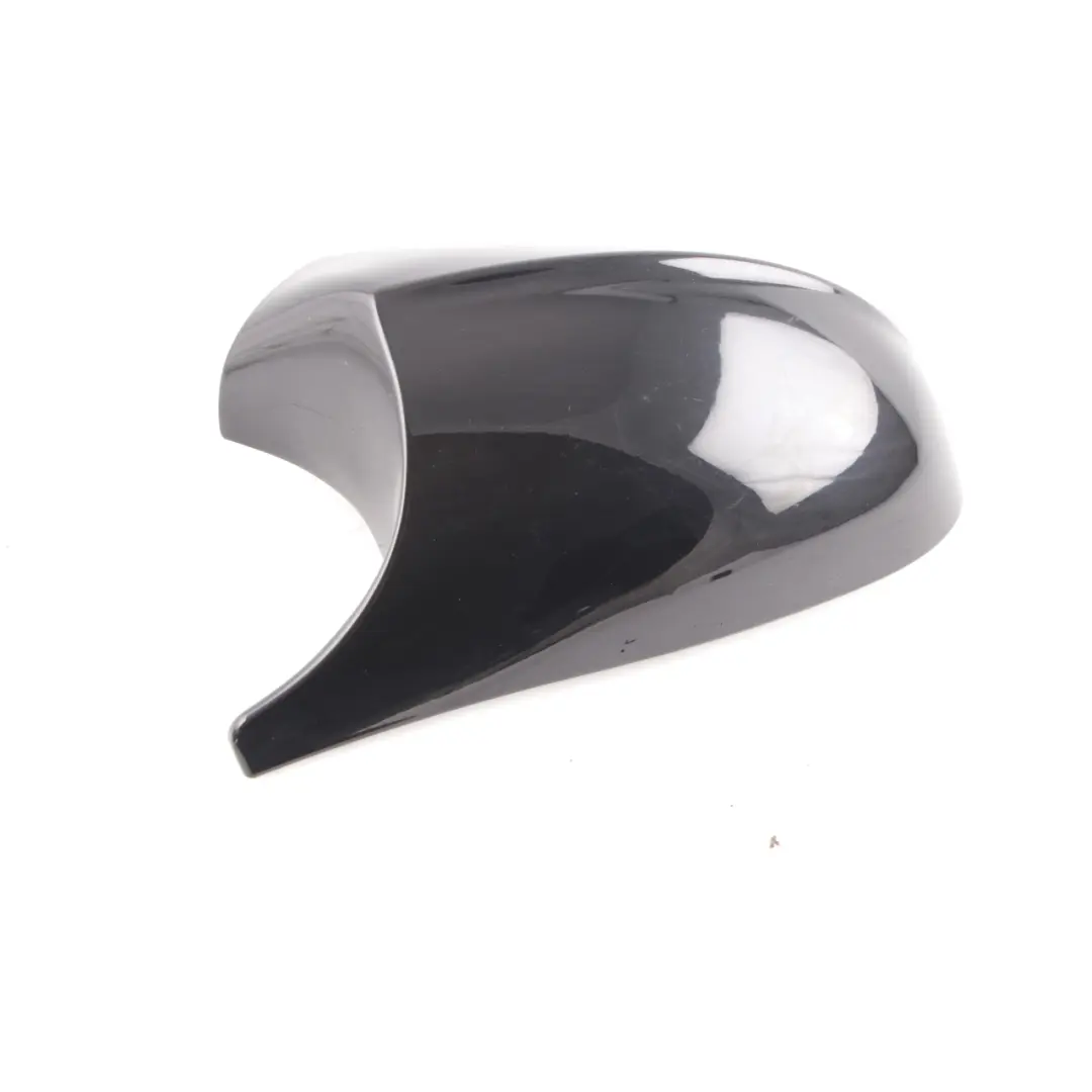 BMW E87 LCI Wing Mirror Cover Left Right N/O/S Cap Casing Housing Black Set