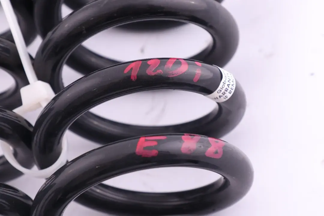 N43 2.0 Rear Left Right Coil Spring Set N/O/S BMW 1 Series E88 Coupe 120i - SKU E88 120i Rear Coil Spring Set - Part number E88 120i Rear Coil Spring Set