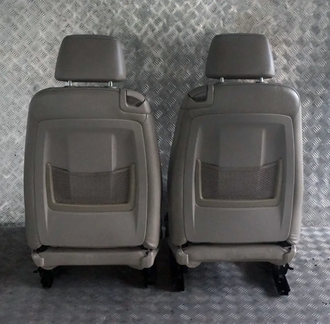 BMW 1 Series E88 Heated Beige Leather Interior Seats with Airbag and Door Cards
