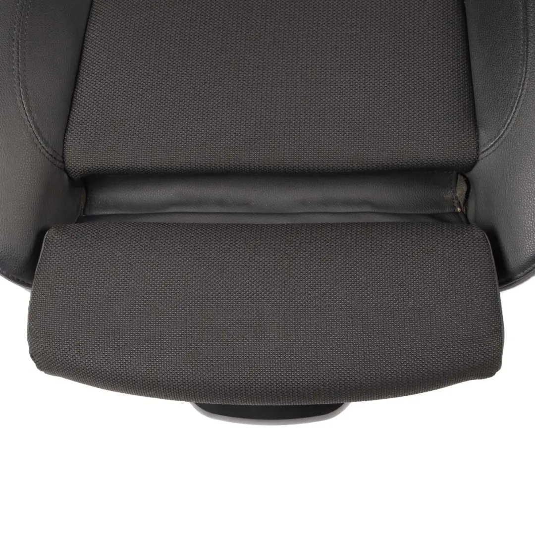 BMW E88 Seats M Sport Cloth Fabric / Imitation Leather Black Front Rear Seat 