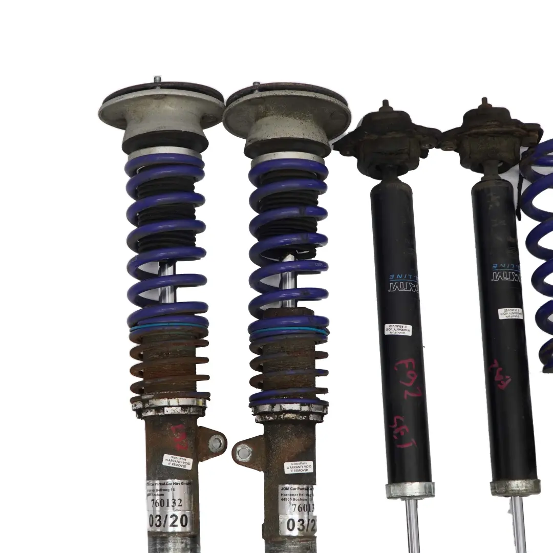 BMW E90 E91 E92 avant Arriere Jom Statim Abaissement Strut Amortisseurs Kit