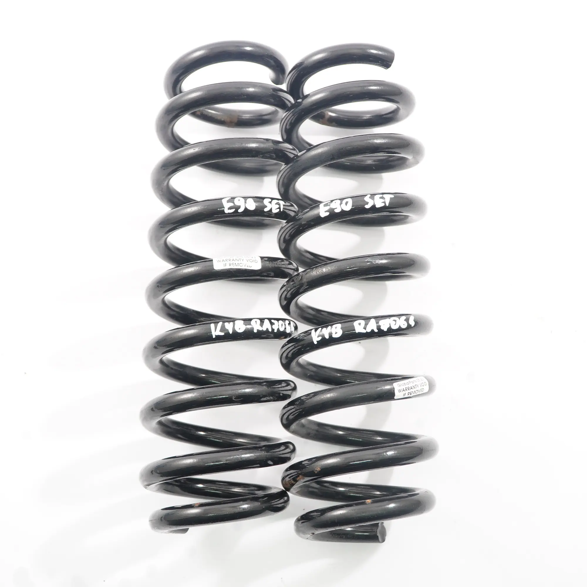 BMW E90 Coil Spring Set Rear Left Right N/O/S Coil Spring Suspension KYB RA7064