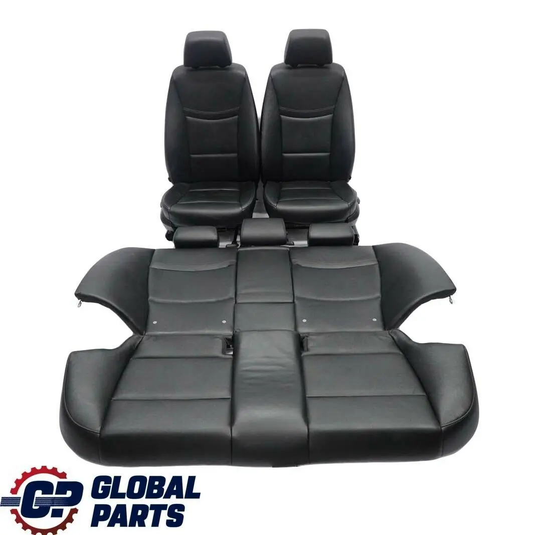 BMW 3 Series E90 LCI Saloon Black Leather Interior Seats Airbag with Door Cards