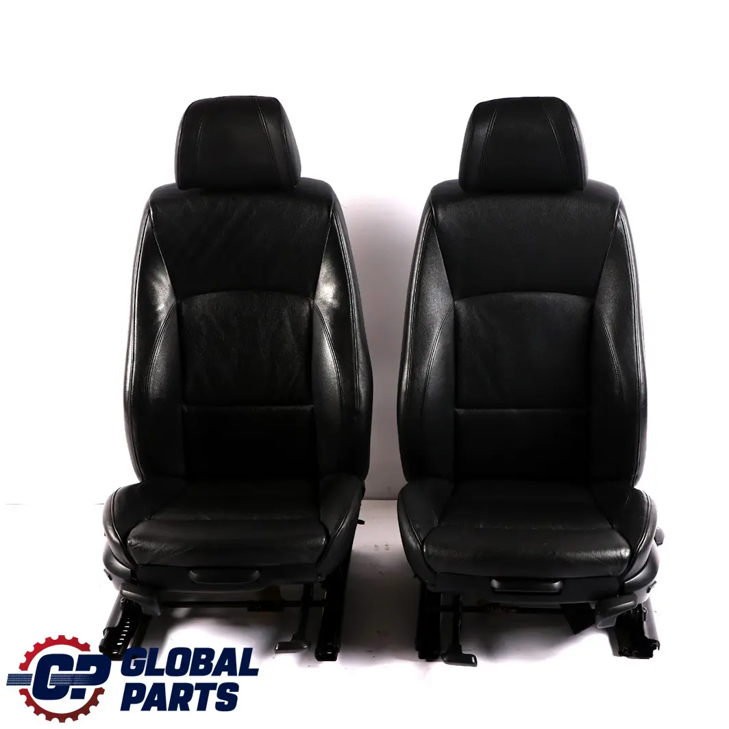 BMW E90 Saloon M Sport Black Leather Interior Seats Front Rear Set Seat