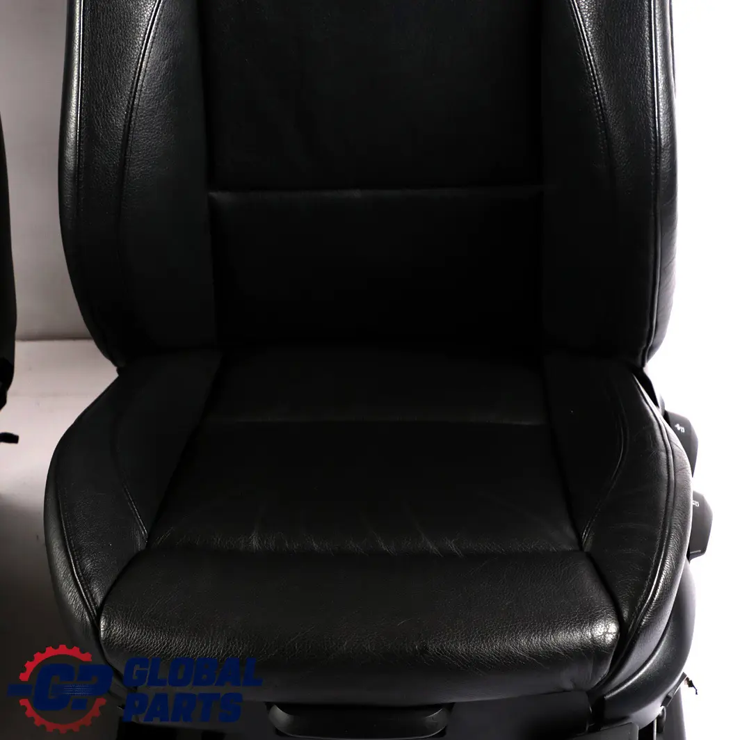 BMW E90 Saloon M Sport Black Leather Interior Seats Front Rear Set Seat