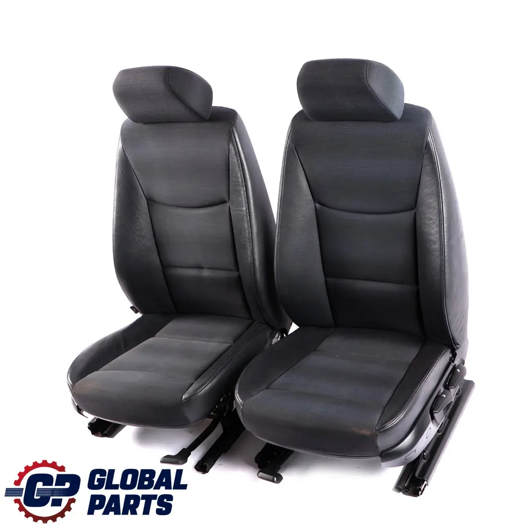 BMW E90 Saloon Fabric Cloth / Leather Citrus Interior Set Seats Front Rear Seat