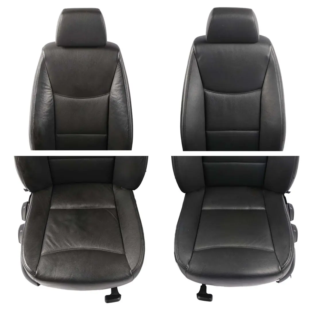 BMW E90 Saloon Black Leather Interior Seats Front Rear Seat with Door Cards