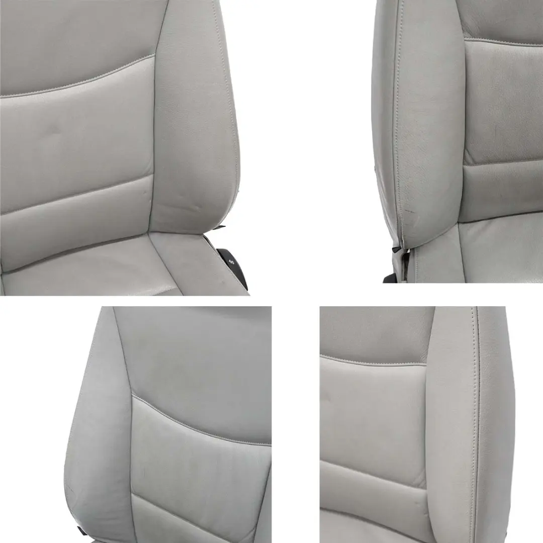 Seats BMW E90 Grey Leather Interior Front Rear Seat with Door Cards