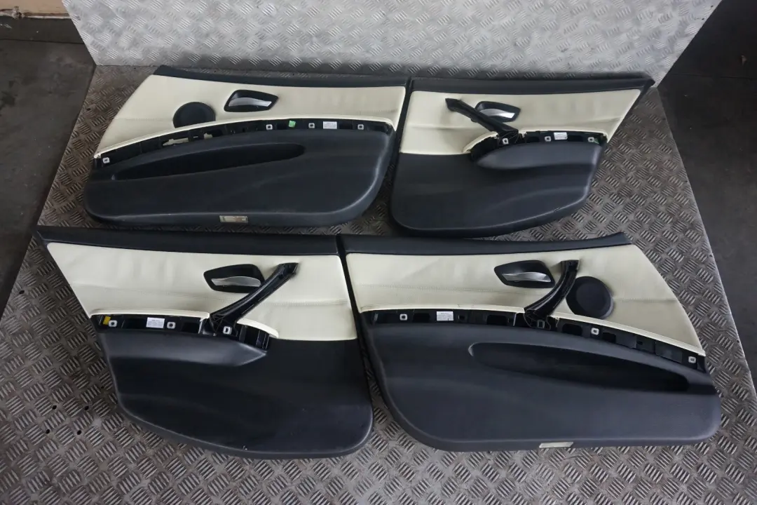 Lemon Leather Interior Seats with Airbag and Door Card BMW 3 Series 1 E90 - SKU E90 Seats Lemon Leather-1 - Part number E90  Seats Lemon Leather