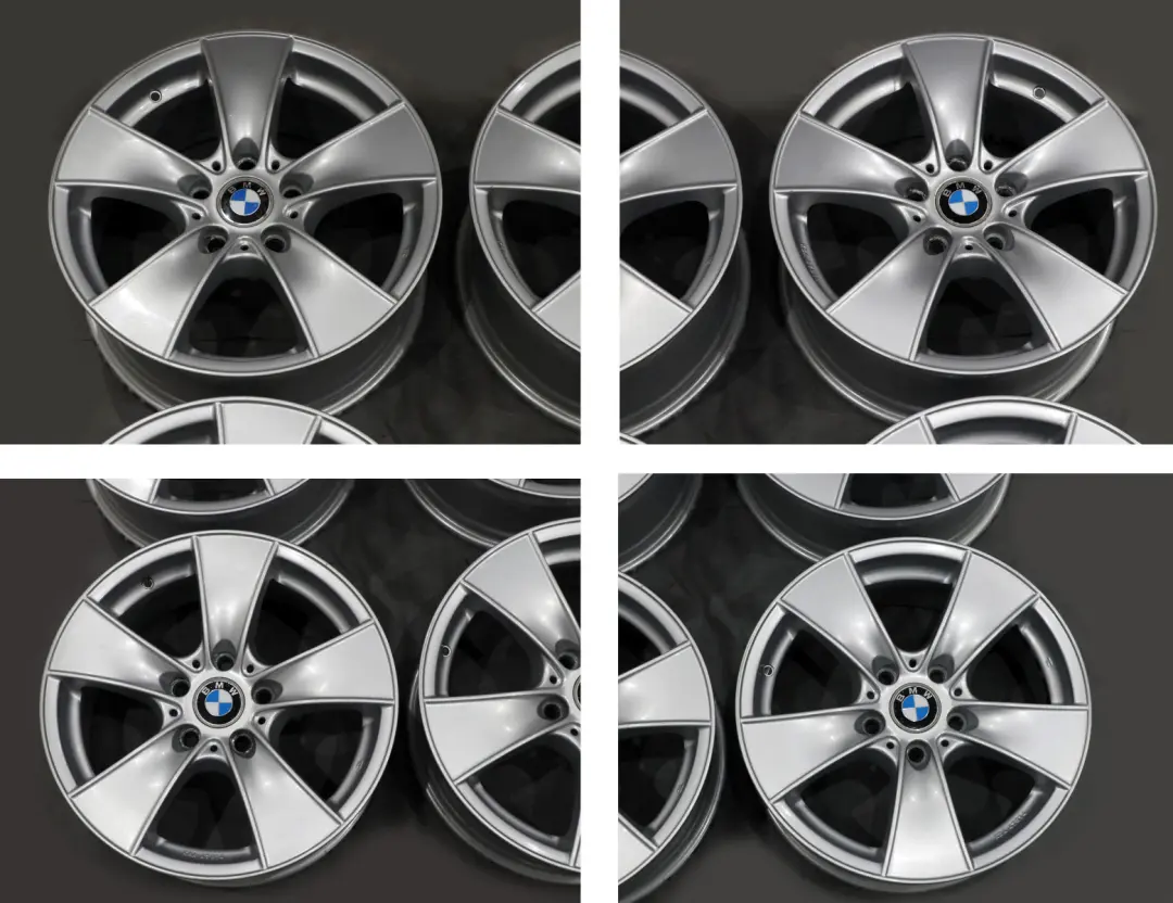 BMW 3 Series E90 Complete Set 4x Wheel Alloy Rim 17" 8J ET:43 KBA47014 Alutec