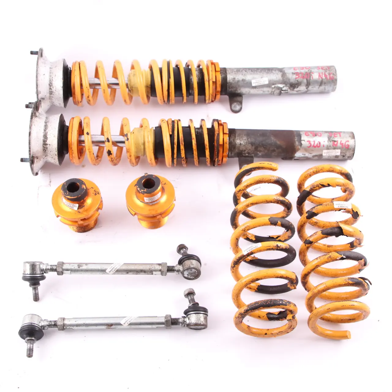 BMW E90 Suspension Spring Strut Front Rear Left Right Lowering Coil Shocks Set