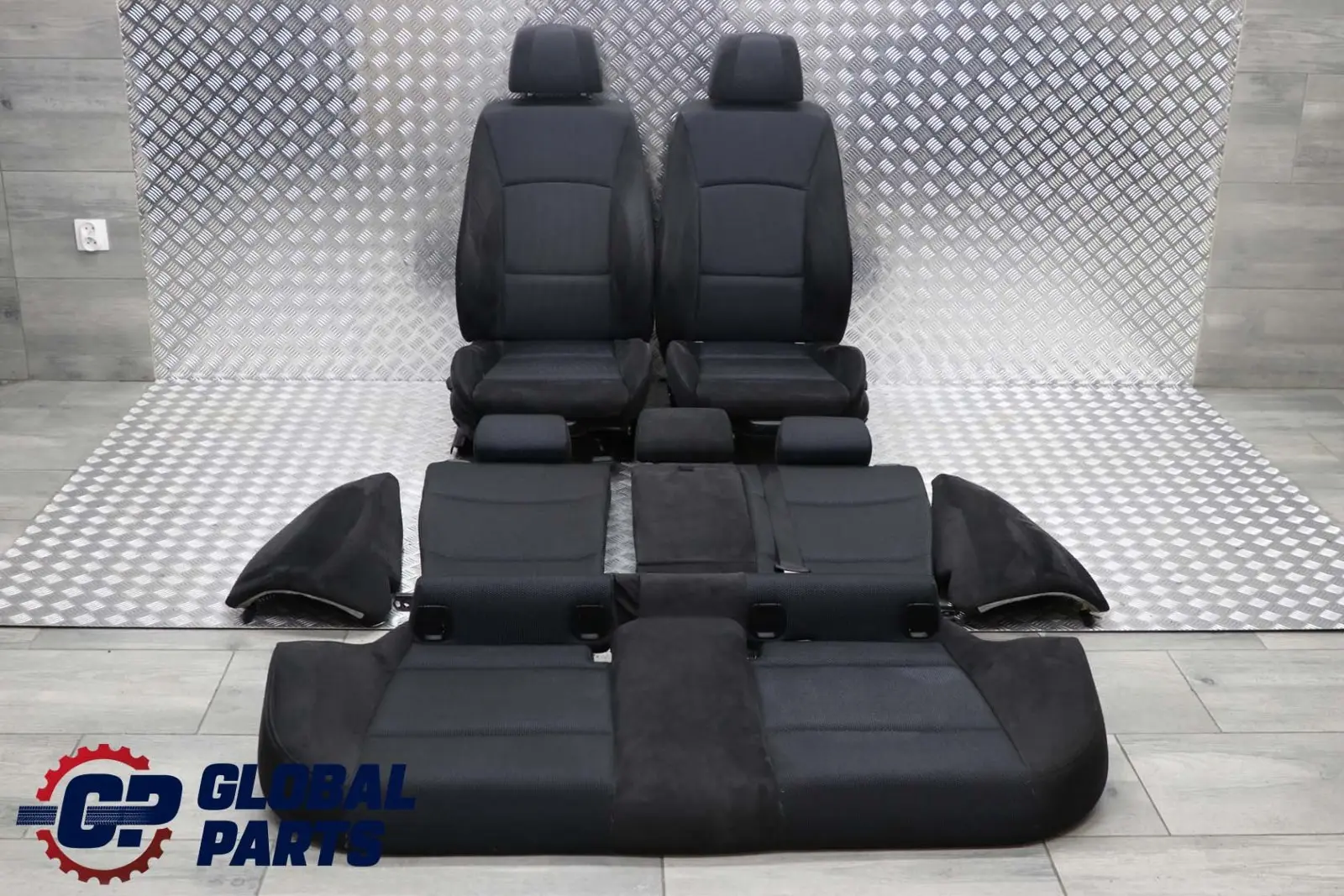 BMW E91 LCI M Sport Alcantara Cloth Interior Seats with Airbag Door Cards
