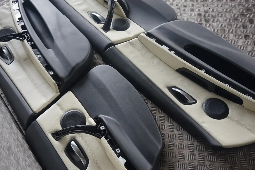 BMW 3 Seroes 1 E91 Lemon Leather Interior Seats with Airbag and Door Cards