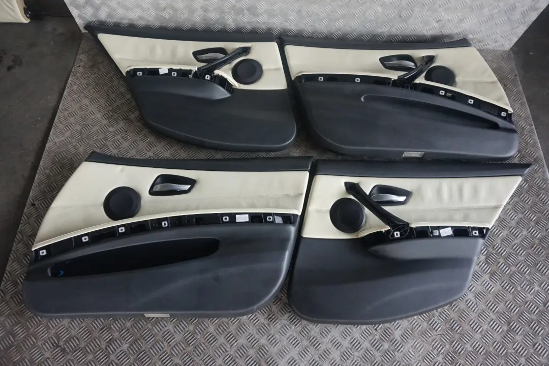 BMW 3 Seroes 1 E91 Lemon Leather Interior Seats with Airbag and Door Cards