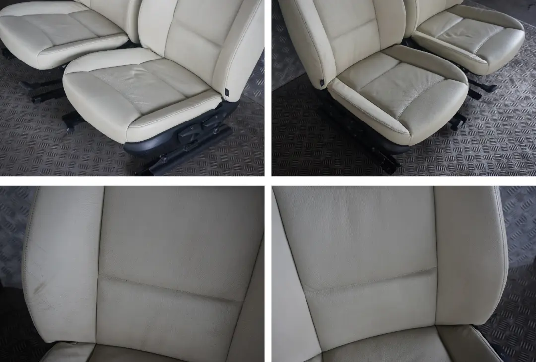BMW 3 Seroes 1 E91 Lemon Leather Interior Seats with Airbag and Door Cards