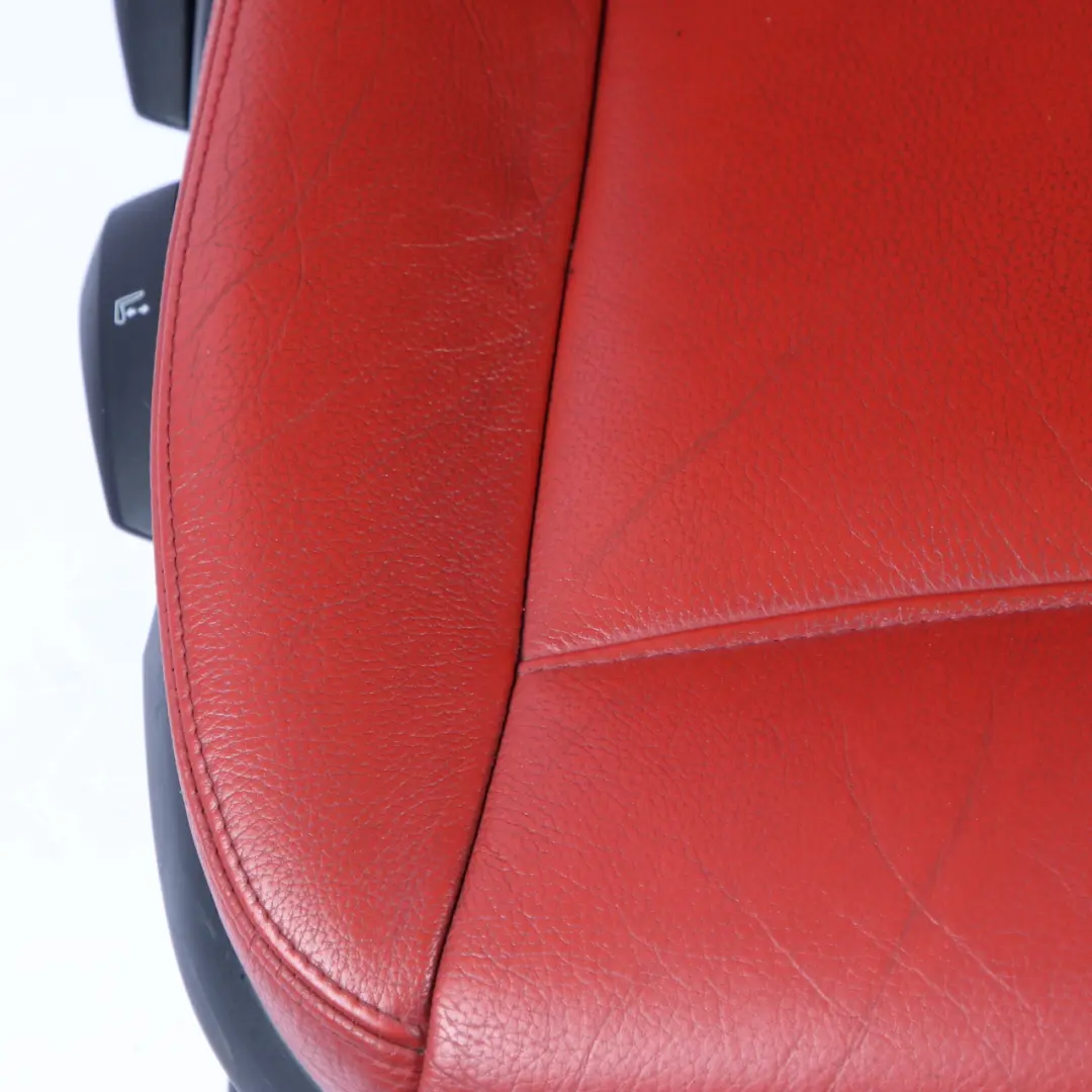 Seats BMW 3 Series E91 Touring Red Leather Interior Front Rear Seat Door Cards