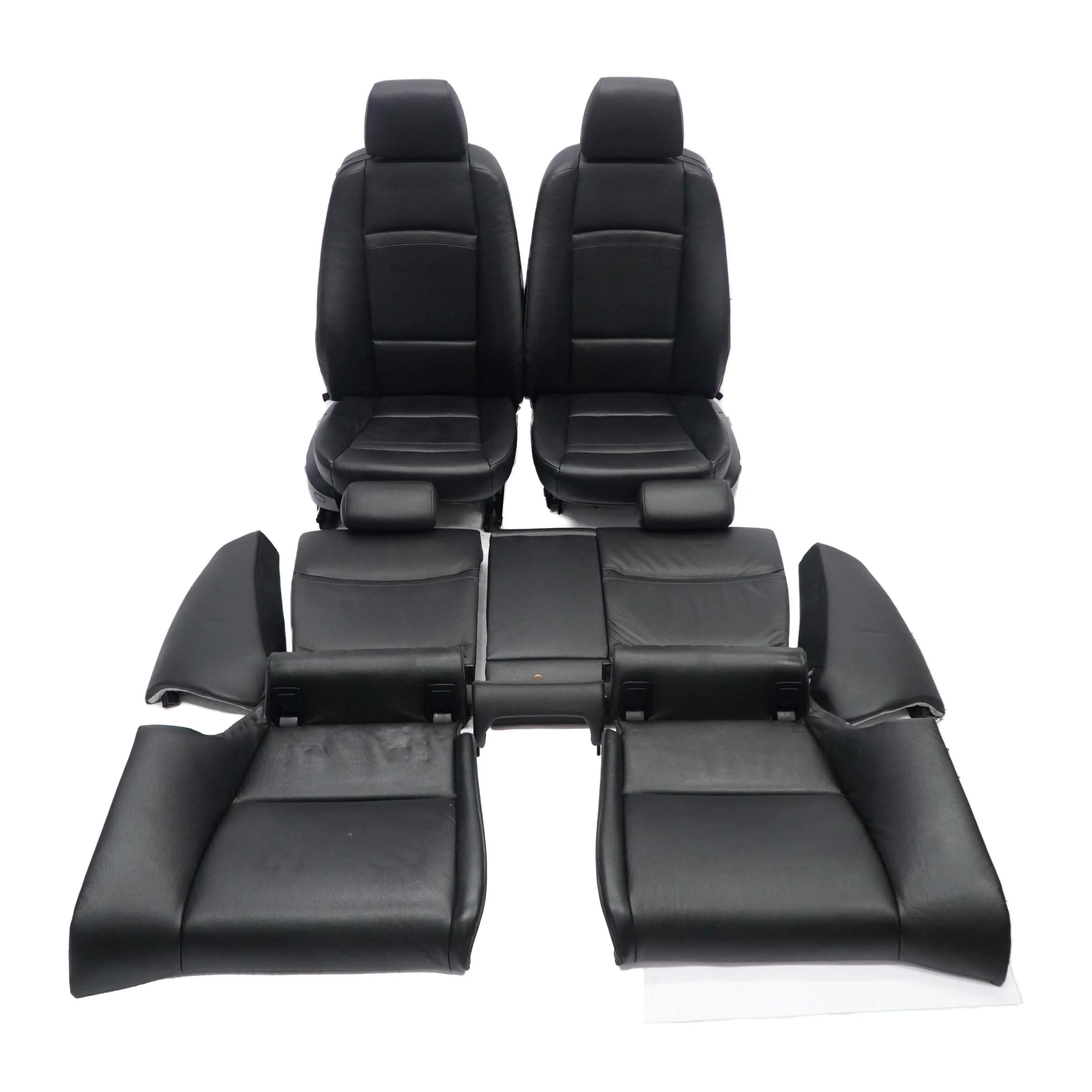 Seats BMW E92 Coupe Memory Black Leather Interior Front Rear Seat Door Cards