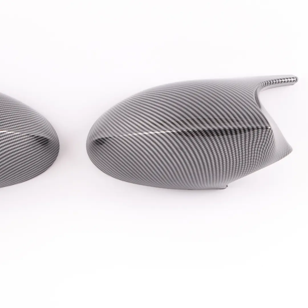 BMW E92 Wing Mirror Cover Left Right Cap N/O/S Casing Carbon Look Set