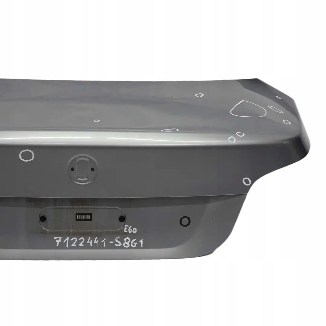 BMW 5 E60 1 Trunk Boot Lid Tailgate Silbergrau Silver Grey Metallic - A08