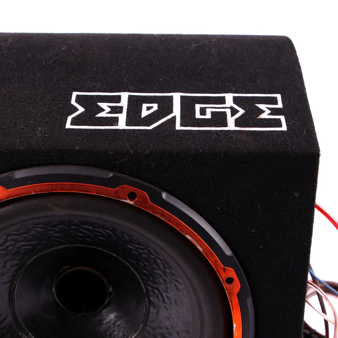 Edge Car Audio Active Bass Box Enclosure Subwoofer Speaker Amplifier 900W 