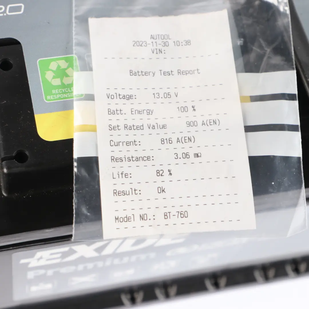 Exide Battery Carbon Boost 2.0 100Ah 900A Accumulator EA1000