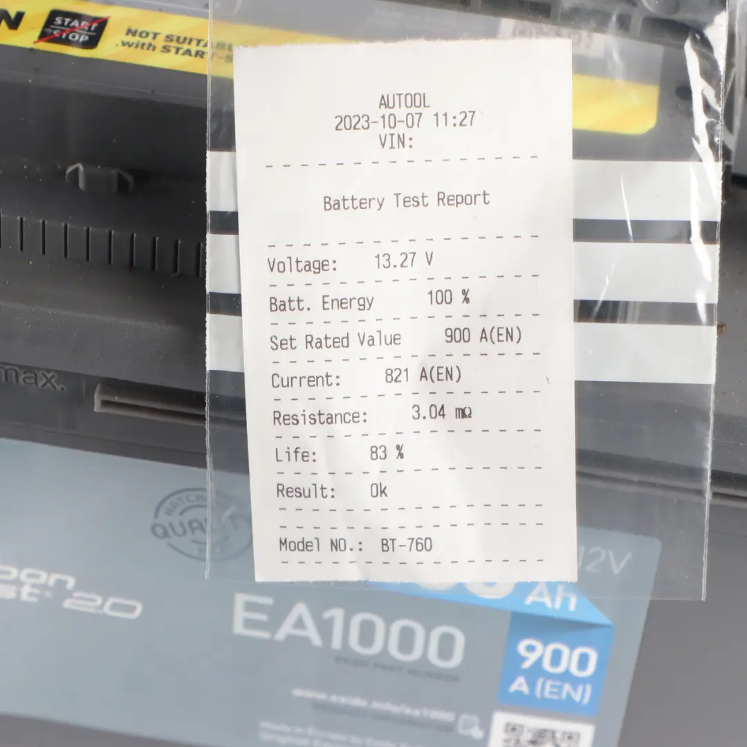 Exide Battery Carbon Boost 2.0 EB620 100Ah 900A Accumulator EA1000