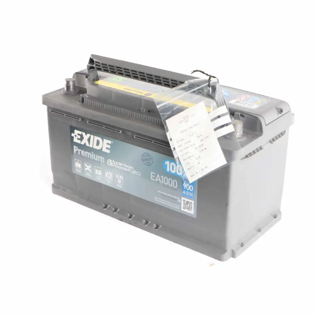 Exide Battery Carbon Boost 2.0 EB620 100Ah 900A Accumulator EA1000