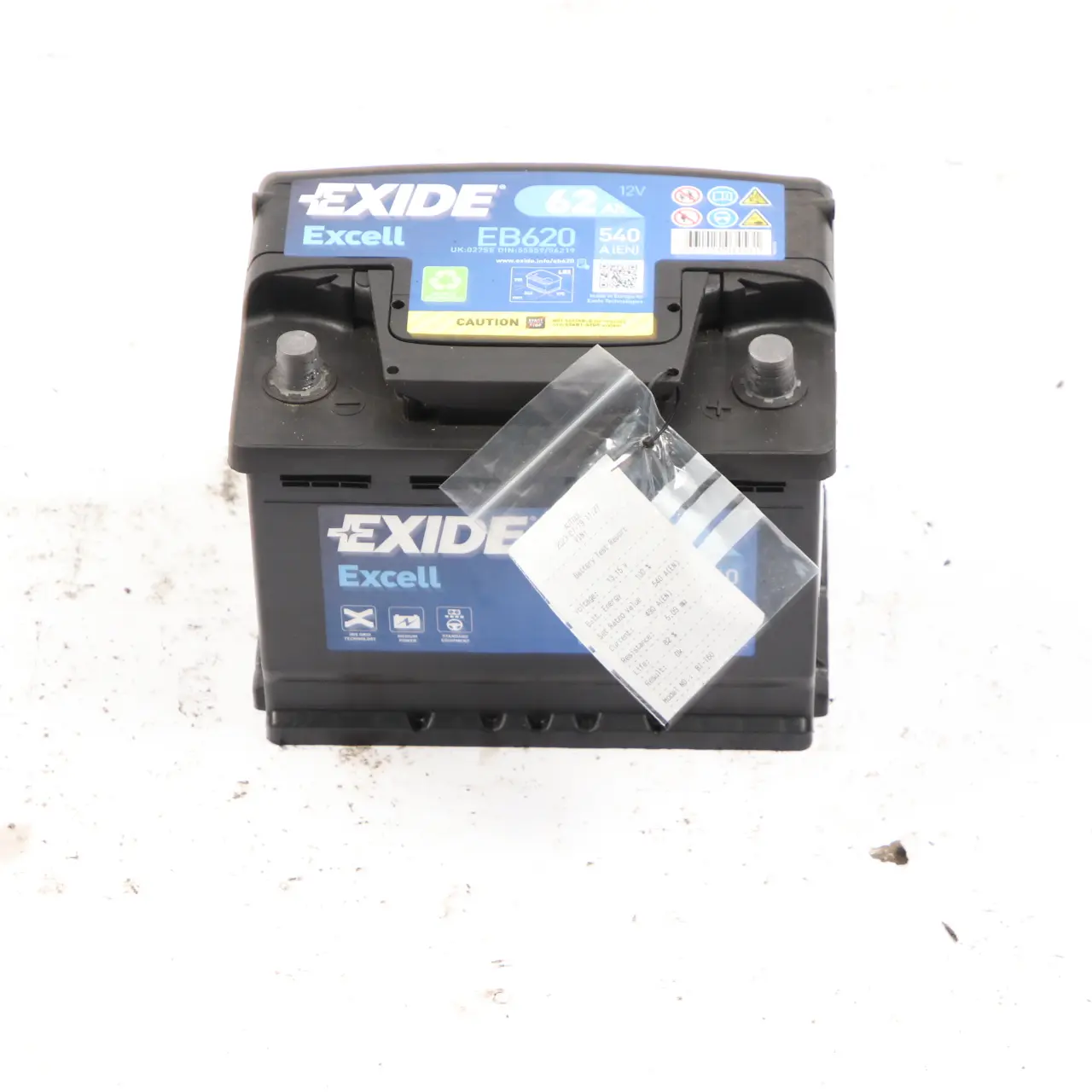 Exide Battery Excell EB620 62Ah 540A Accumulator