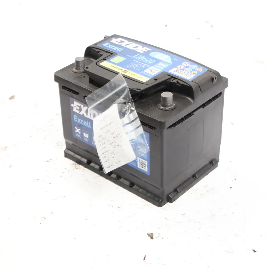 Exide Battery Excell EB620 62Ah 540A Accumulator 