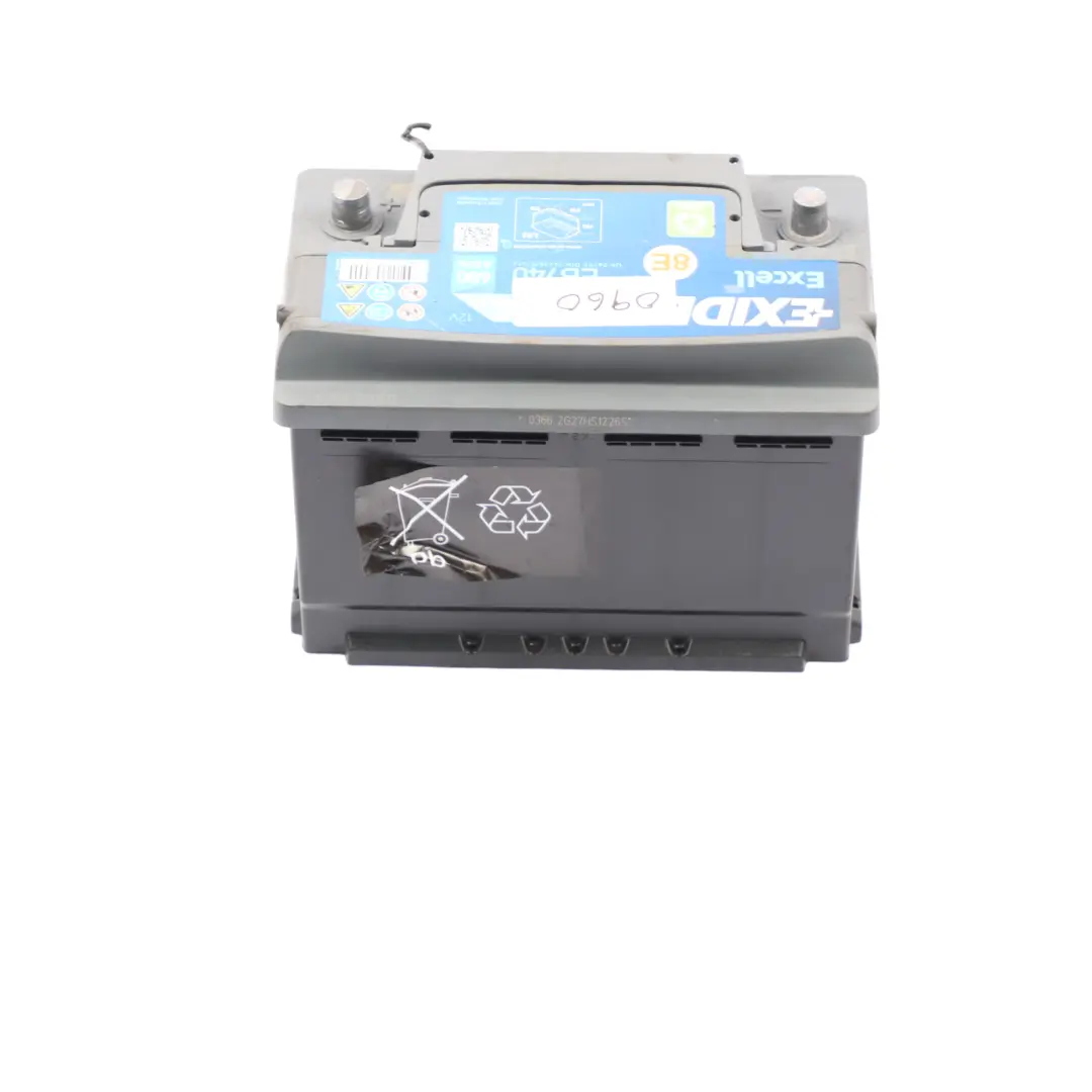 Exide Battery Excell EB500 50Ah 450A Accumulator 