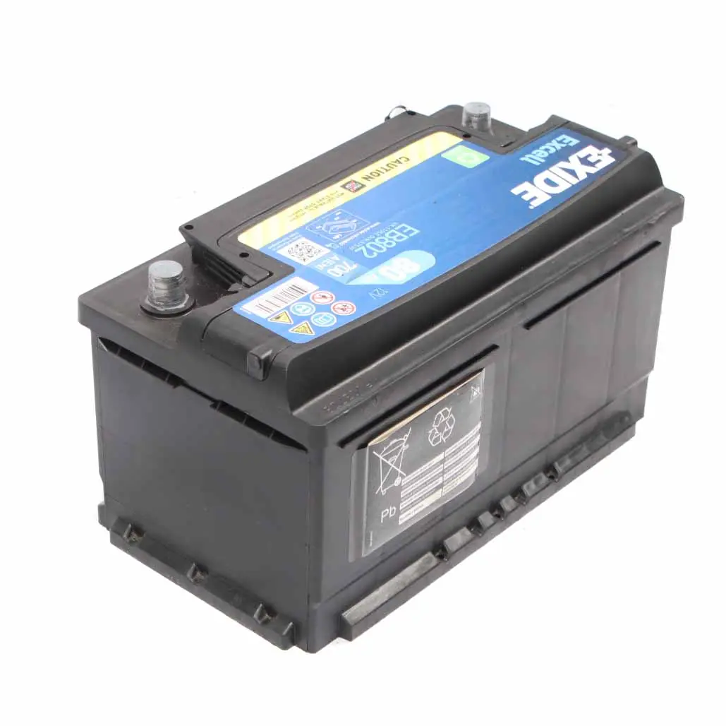 Exide Battery Excell EB802 80Ah 700A Accumulator 