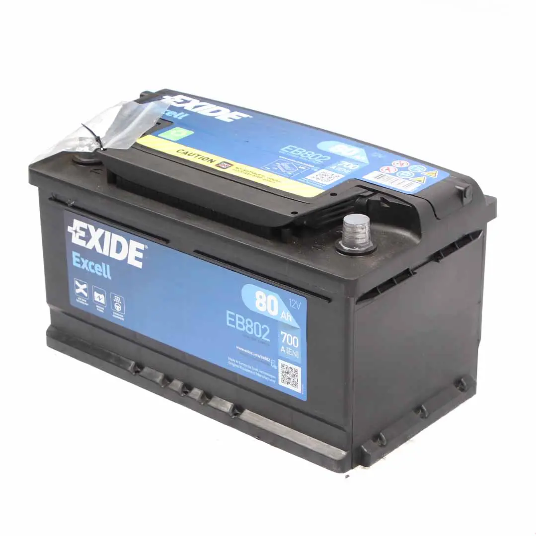 Exide Battery Excell EB802 80Ah 700A Accumulator 