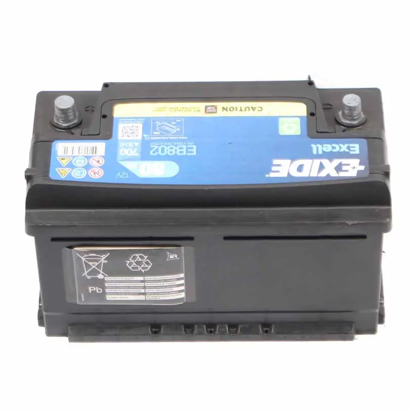 Exide Battery Excell EB802 80Ah 700A Accumulator 