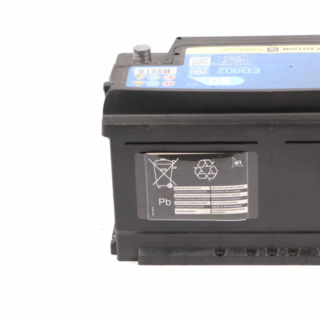 Exide Battery Excell EB802 80Ah 700A Accumulator 