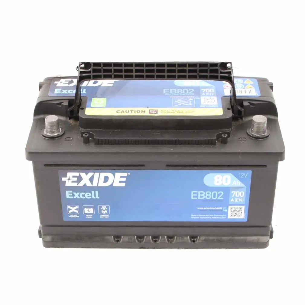 Exide Battery Excell EB802 80Ah 700A Accumulator 