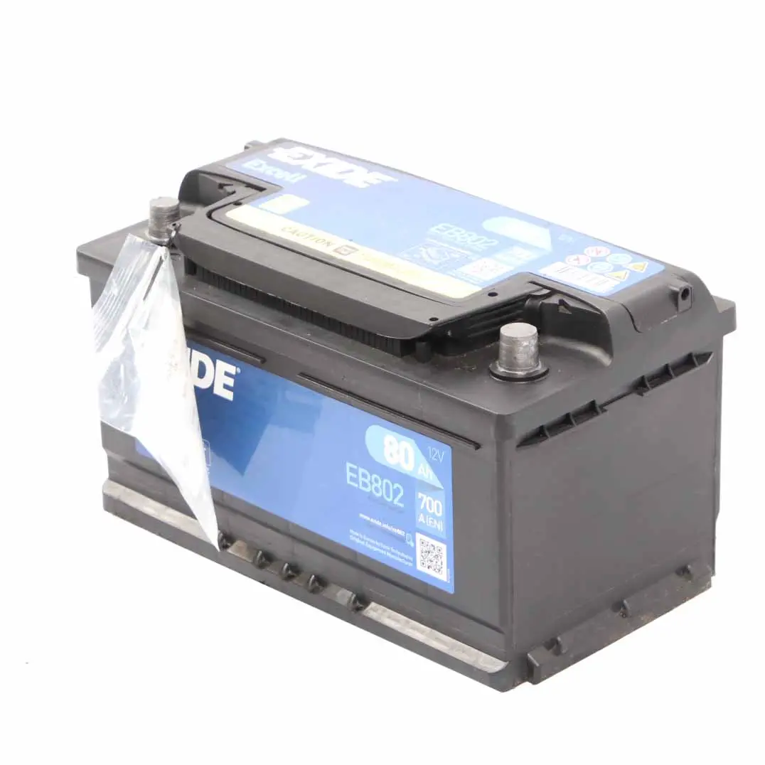 Exide Battery Excell EB802 80Ah 700A Accumulator 